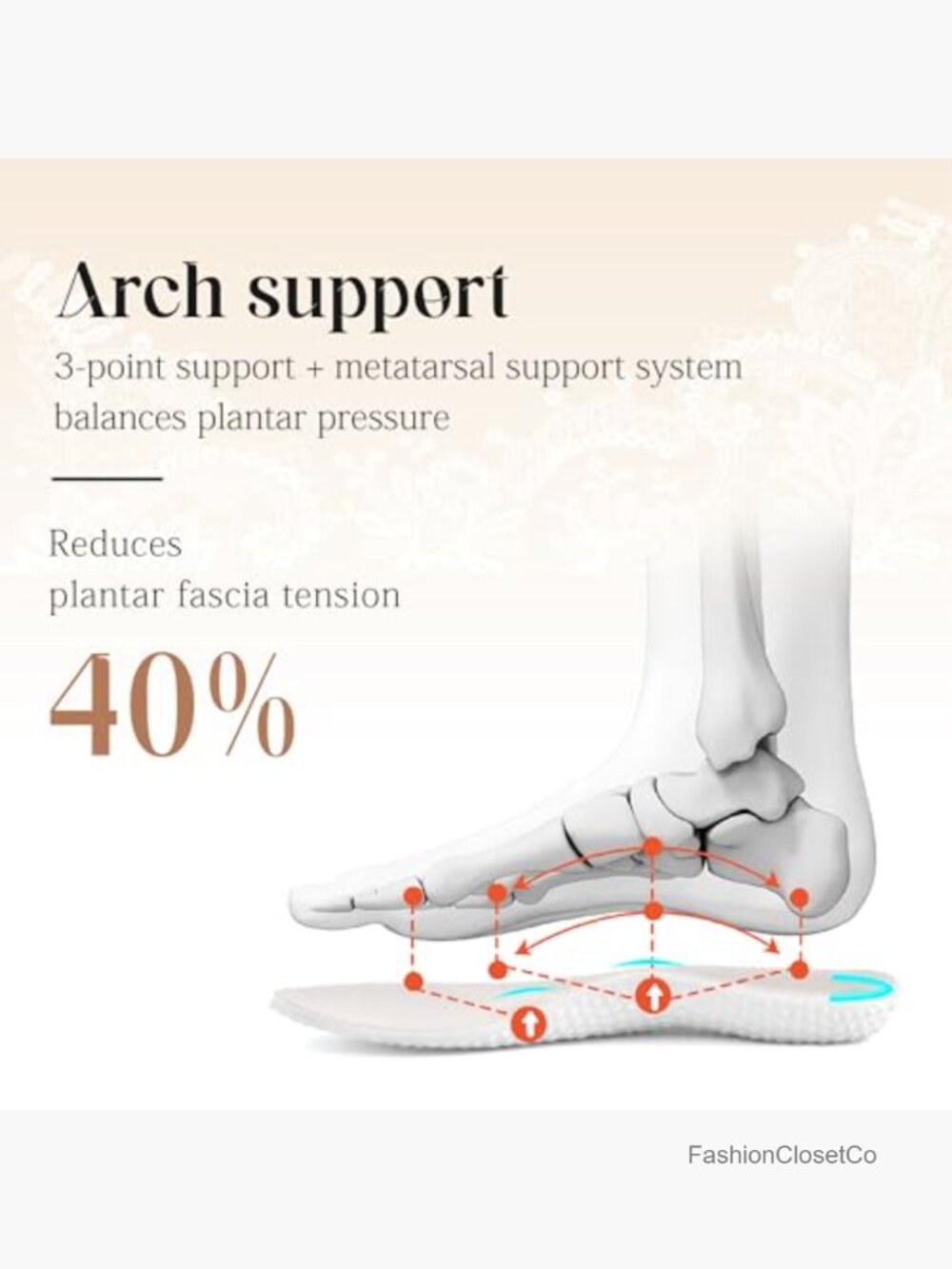 Ribbon Lace-Up Chunky Sneakers Memory Foam Arch Support Gum Sole Fashion - Picture 4 of 7